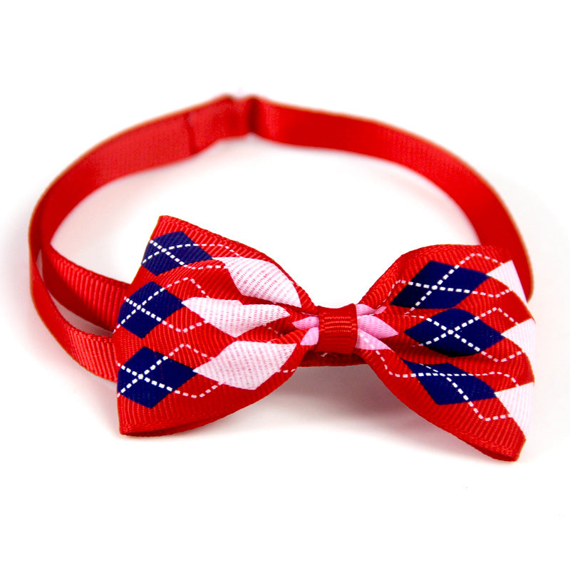 Stylish Plaid Dog & Cat Bandana – Soft Pet Scarf for Small & Medium Pets