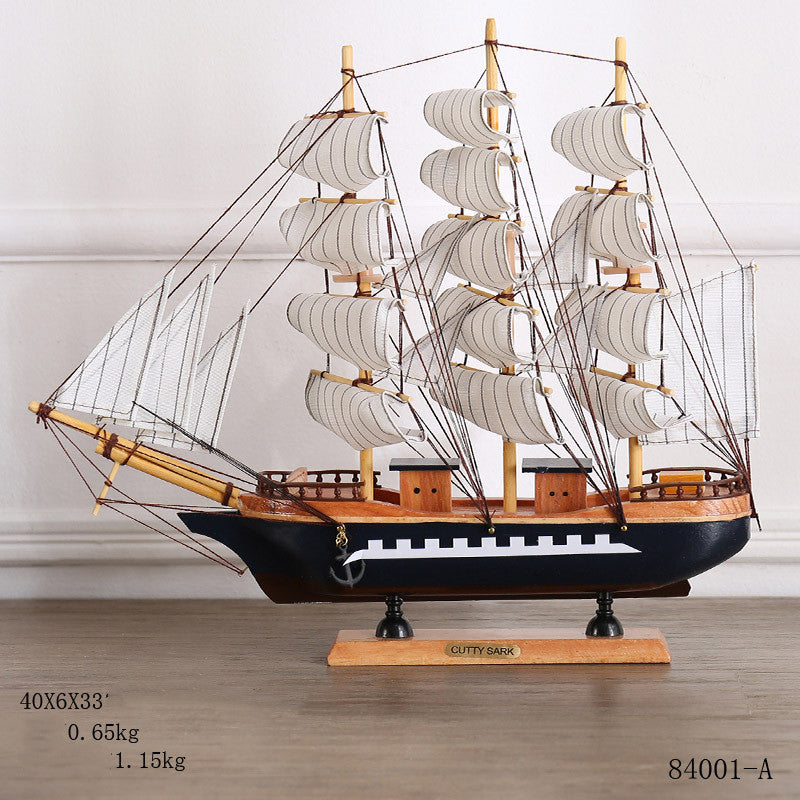Coastal Sailing Home Decor – Creative Craft Ornament for Modern Interior Design