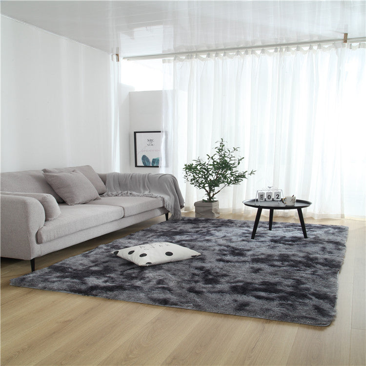 Aesthetic Tie-Dye Rug Carpet – Gradient Soft Floor Mat for Bedroom & Living Room Decor