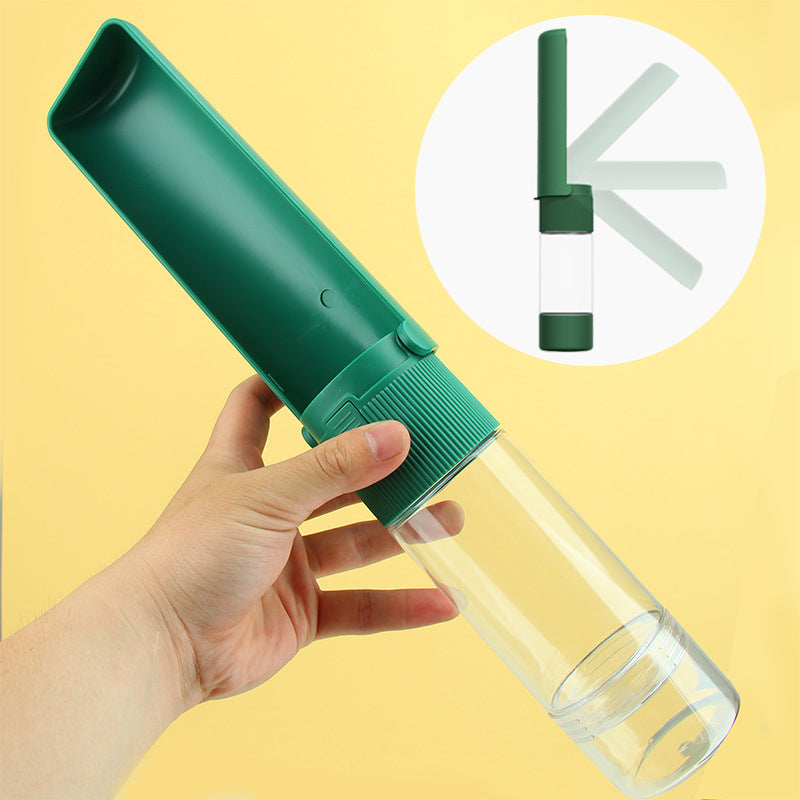 Pet Travel Water Bottle Bowl – Portable Dog Water Dispenser for Outdoor Walks & Trips