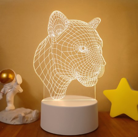 Color Changing 3D LED Lamp – Remote Night Light for Room Setup