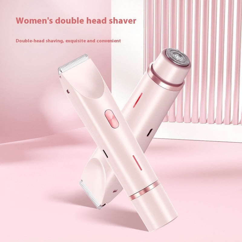Women’s Electric Bikini Trimmer 2-in-1 Hair Remover – Painless Wet & Dry Pubic Hair Shaver for Sensitive Skin