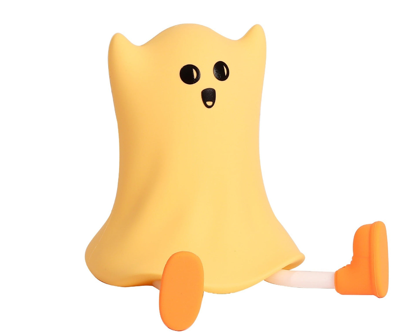Halloween LED Ghost Lamp – Soft Silicone Night Light for Kids Room & Party Decor