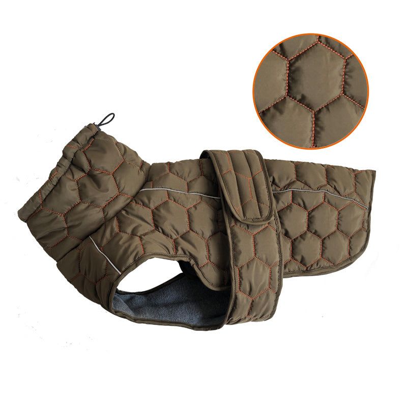 Outdoor Dog Winter Jacket Thickened Warm Coat – Waterproof Pet Clothing