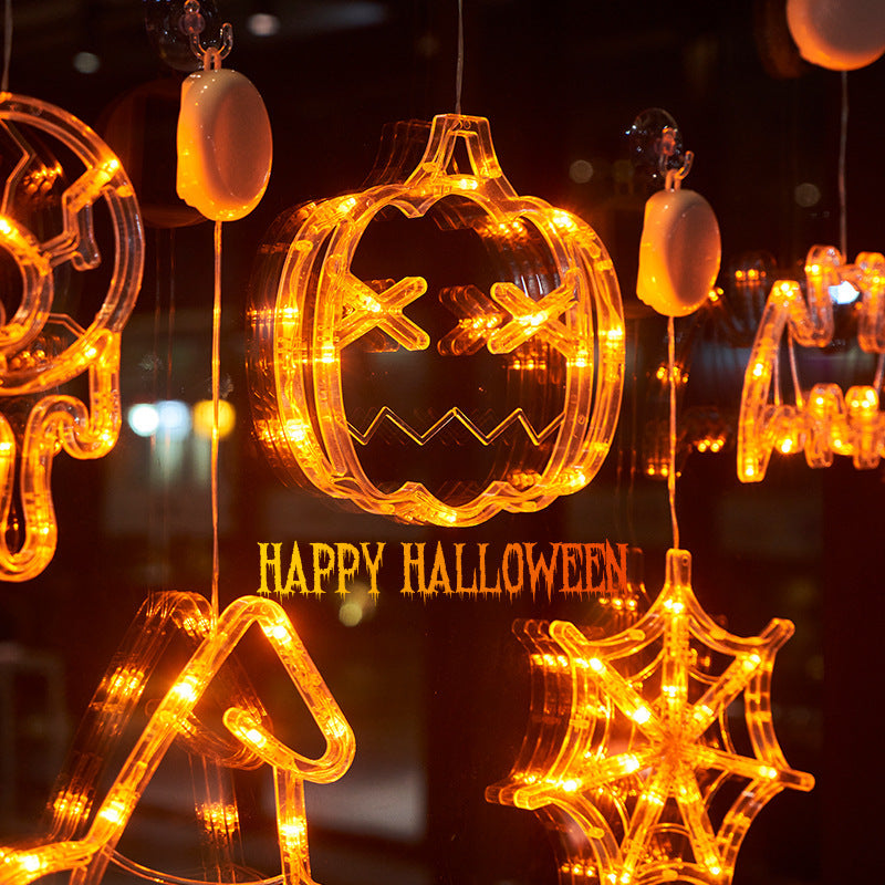 Haunted Window LED Lights – Fun Halloween Home Glow