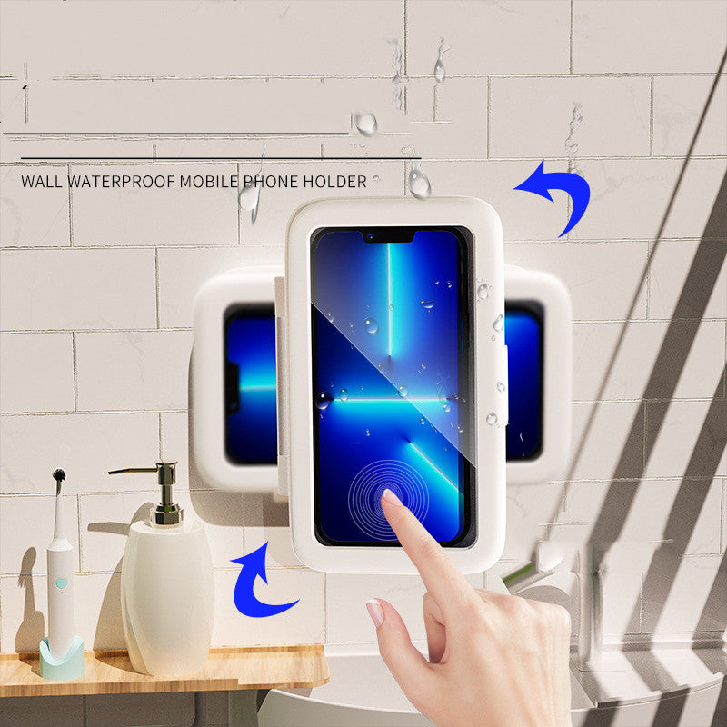 Waterproof Shower Phone Holder Box – Bathroom Touch Screen Case