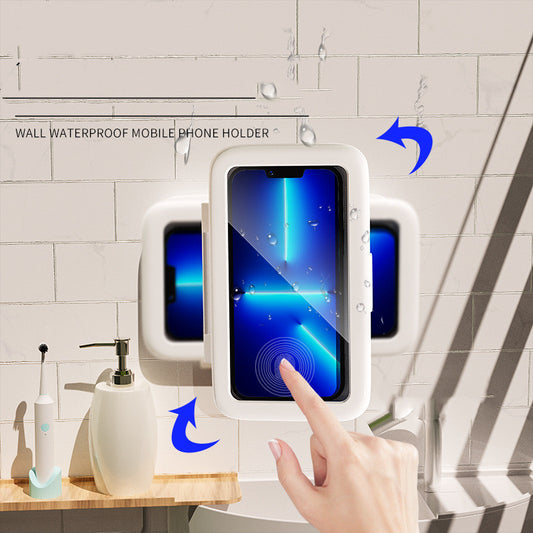 Waterproof Shower Phone Holder Box – Bathroom Touch Screen Case