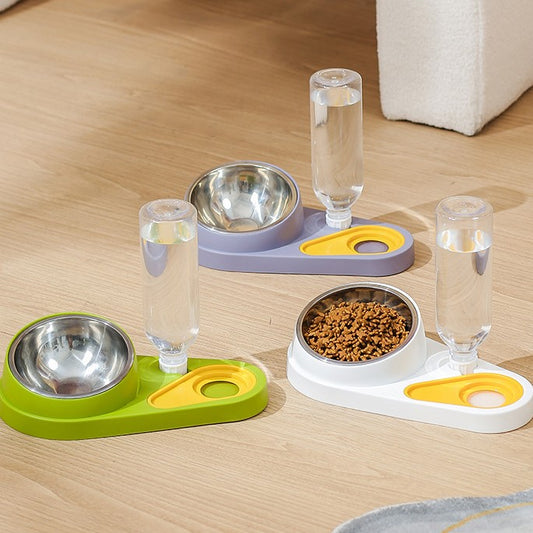 Automatic Pet Water Fountain Dog Cat Drinking Bowl Hydration Basin Anti Spill Feeder