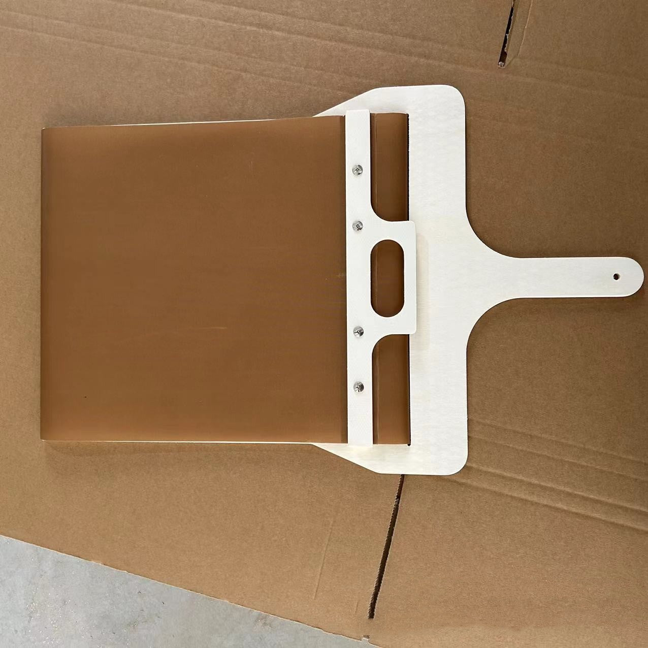 Sliding Pizza Peel with Wooden Handle – Easy Transfer Pizza Board for Home Oven & Baking
