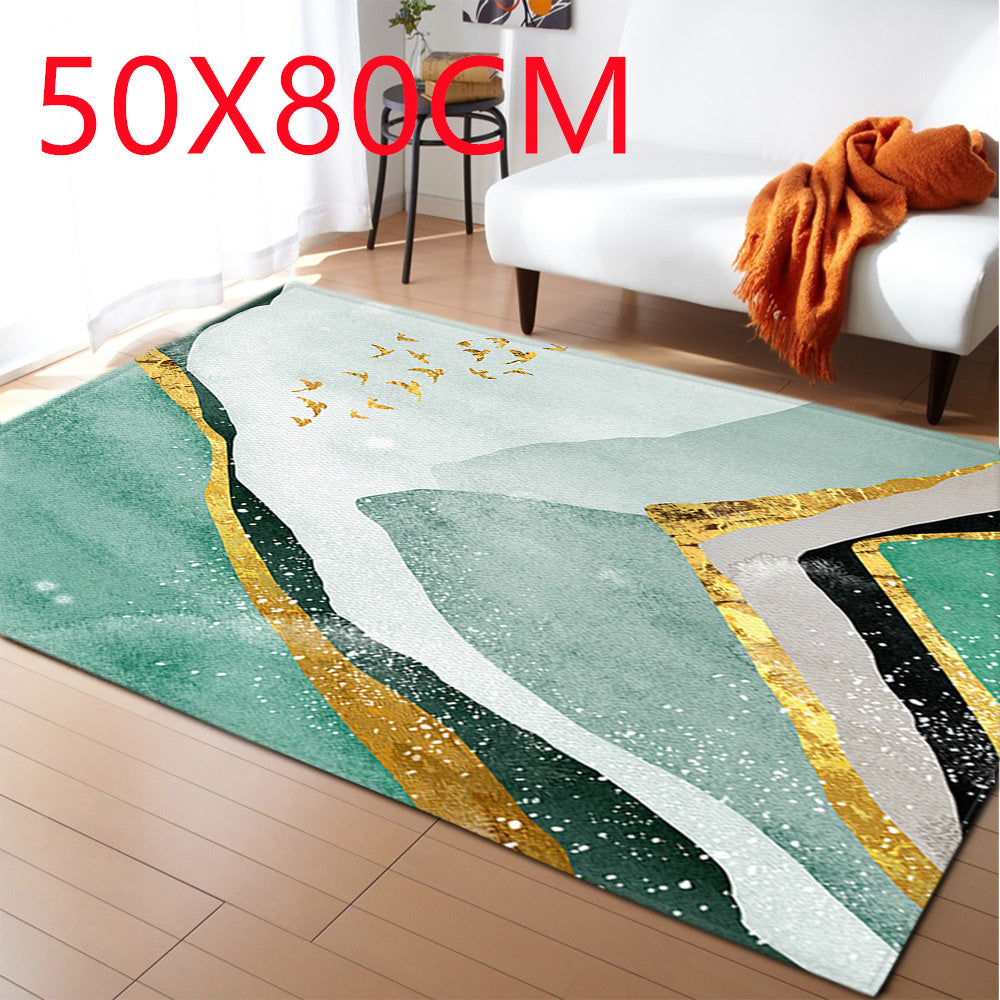 Marble Pattern Carpet Rug – Luxury Living Room & Bedroom Area Rug Home Decor
