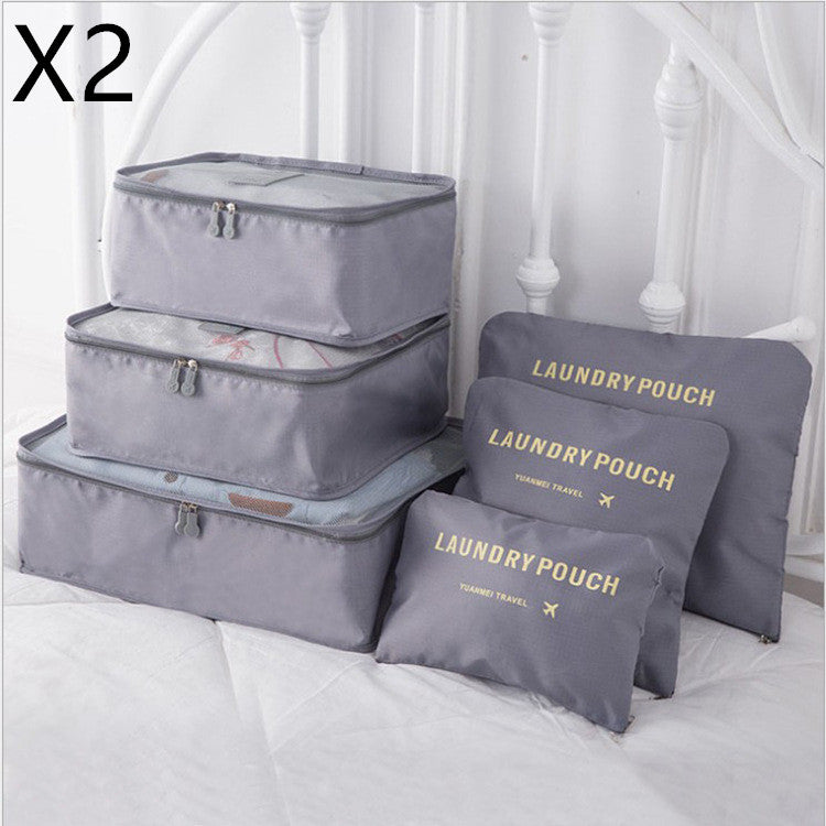 Travel Clothes Organizer Bags Set – 6PCS Packing Cubes for Luggage & Efficient Packing System