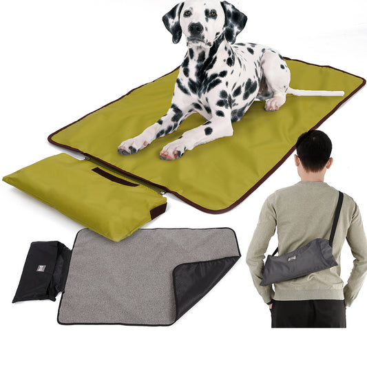 Portable Dog & Cat Blanket – Waterproof Pet Mat for Travel, Camping & Furniture Protection
