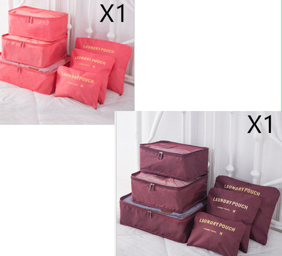 Travel Clothes Organizer Bags Set – 6PCS Packing Cubes for Luggage & Efficient Packing System