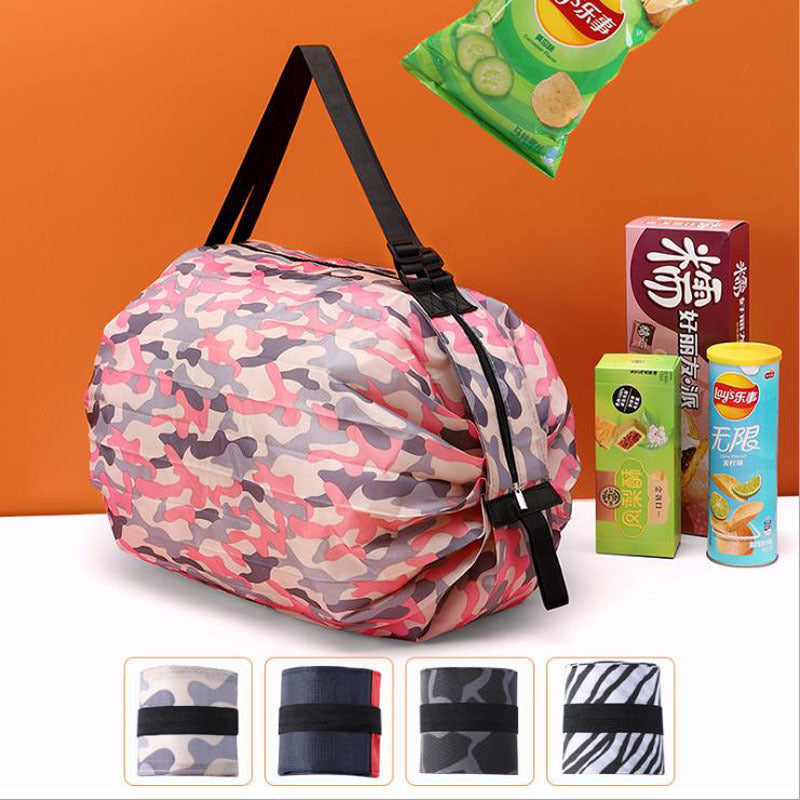 Packable Travel Tote Bag – Large Capacity Foldable Storage Bag
