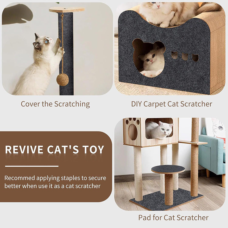Self Adhesive Cat Scratch Board – Sofa Wall Furniture Protector Mat for Cats