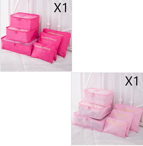 Travel Clothes Organizer Bags Set – 6PCS Packing Cubes for Luggage & Efficient Packing System