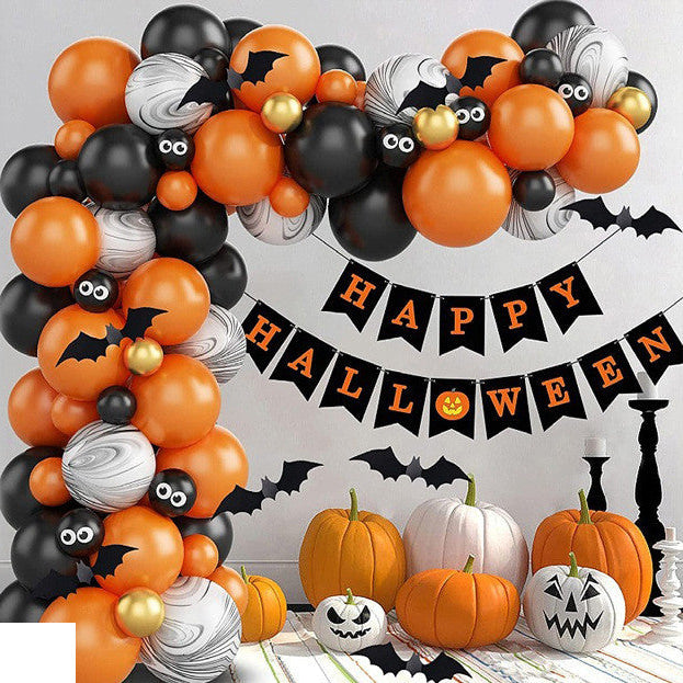 Spooky Halloween Balloon Decor Kit – Latex Balloons Set for Party, Birthday & Event Setup