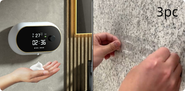 Wall-Mounted Soap Dispenser – Automatic USB Foam Hand Sanitizer