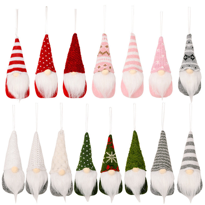 Christmas Hanging Knitted Ornament – Small Festive Pendant