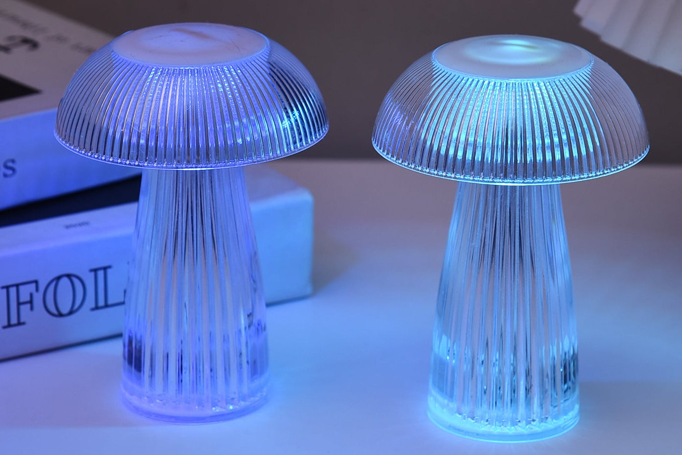 Jellyfish Table Lamp – LED Mood Light for Bedroom, Desk & Gifts