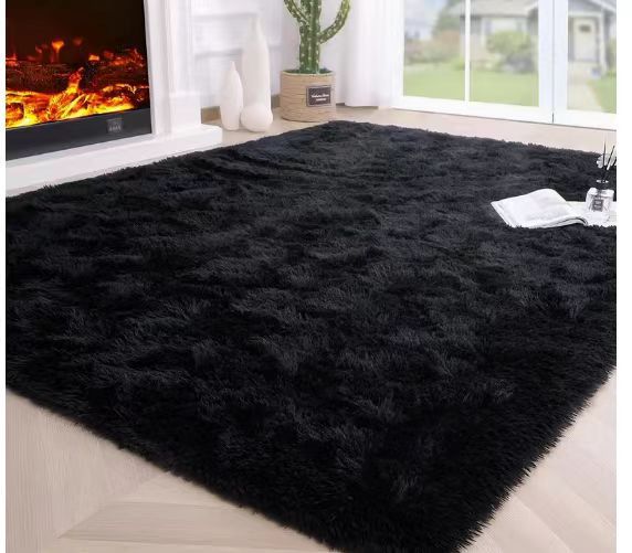 Aesthetic Tie-Dye Rug Carpet – Gradient Soft Floor Mat for Bedroom & Living Room Decor