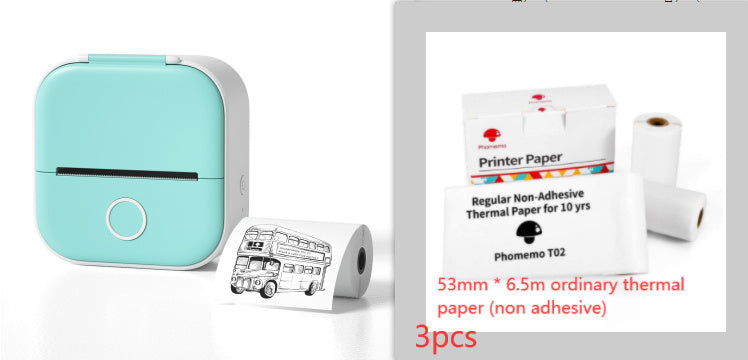 Mini Label & Photo Printer – Easy, Quick, Portable