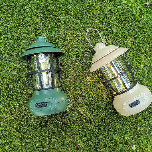 Vintage Style USB Rechargeable Camping Lantern