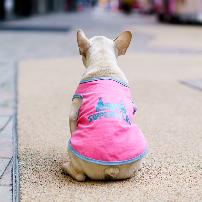 Pet Summer T-Shirt Breathable Dog Cat Clothing Cute Fashion Outfit Lightweight Pet Apparel
