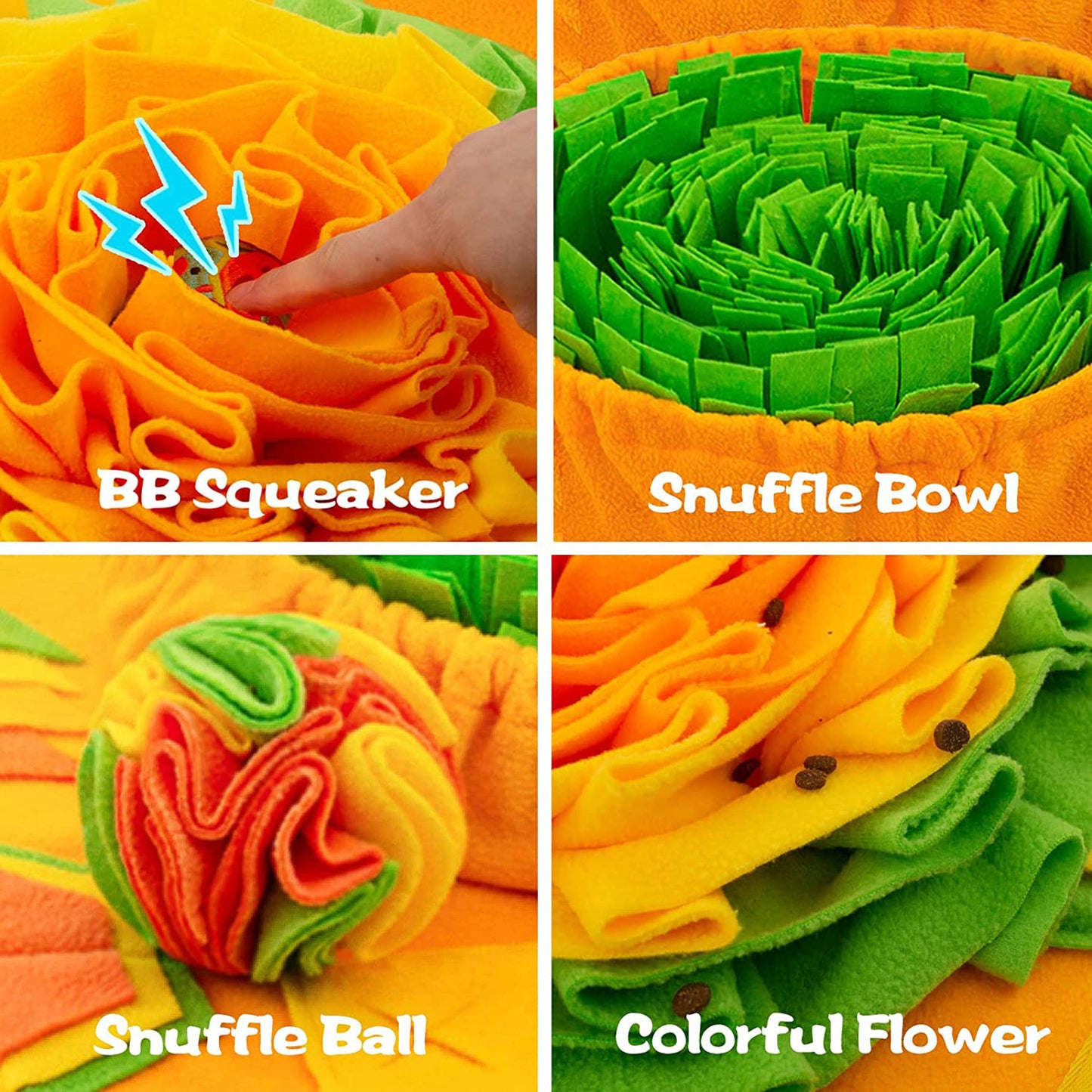 Pet Snuffle Mat Feeding Puzzle – Anti-Boredom Toy for Dogs & Cats