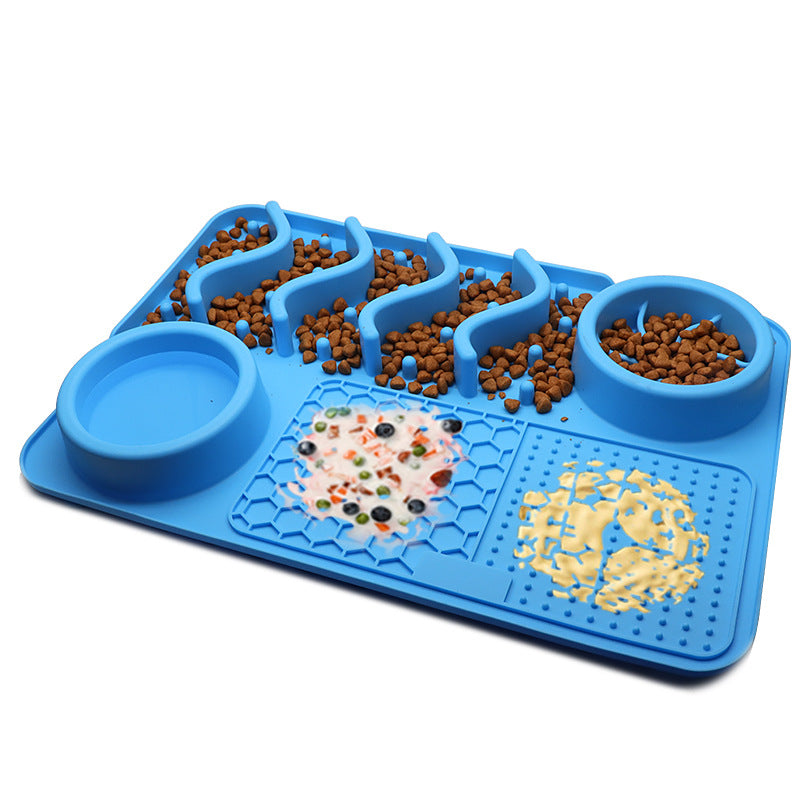 Non-Slip Dog Lick Mat – Calming Slow Feeder Pad for Anxiety