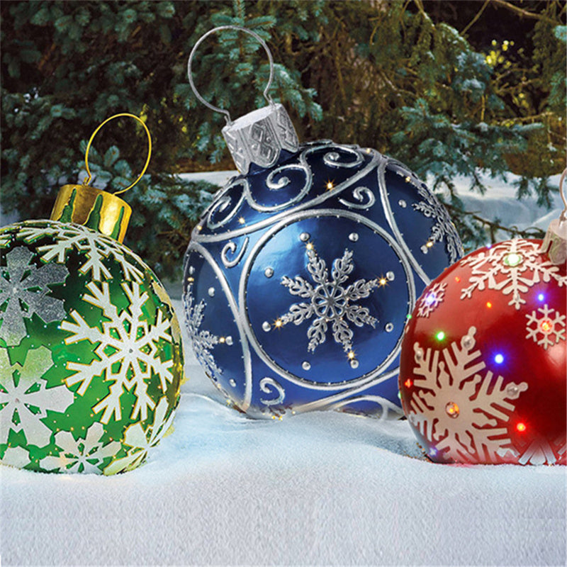 Large Christmas Decoration Balls for Festive Outdoor Displays