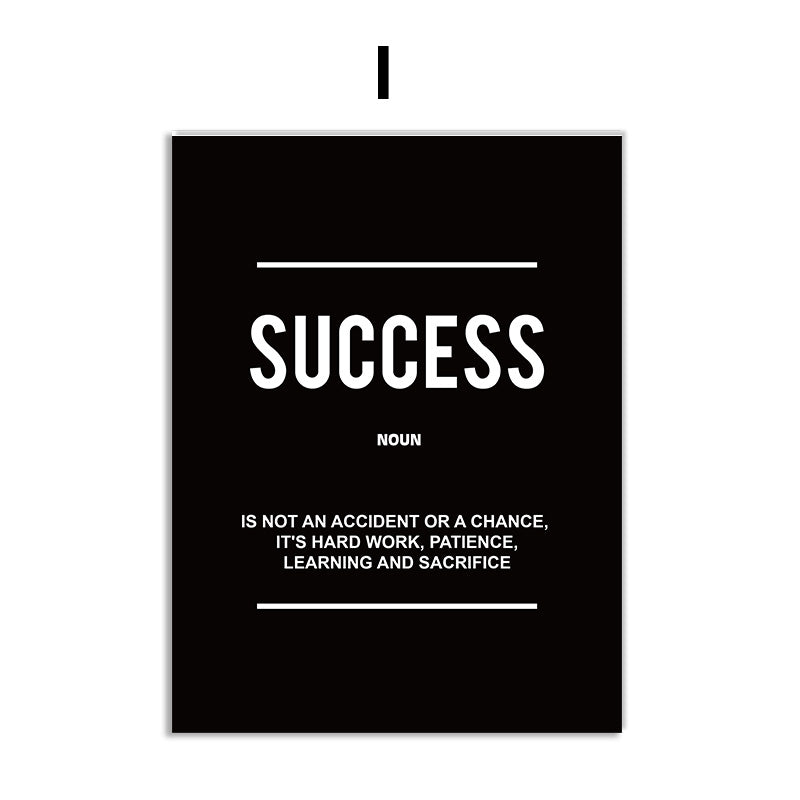 Inspirational Wall Art Canvas – Motivational Quotes Decor for Home & Workspace