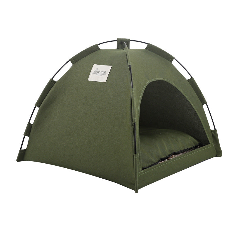 Cat & Dog Tent Bed – Cooling Pet House for Indoor Cats & Small Dogs