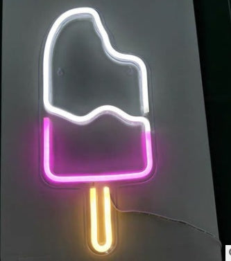 Aesthetic LED Neon Light Acrylic Back Panel – Room Decor Lamp for Bedroom & Gifts