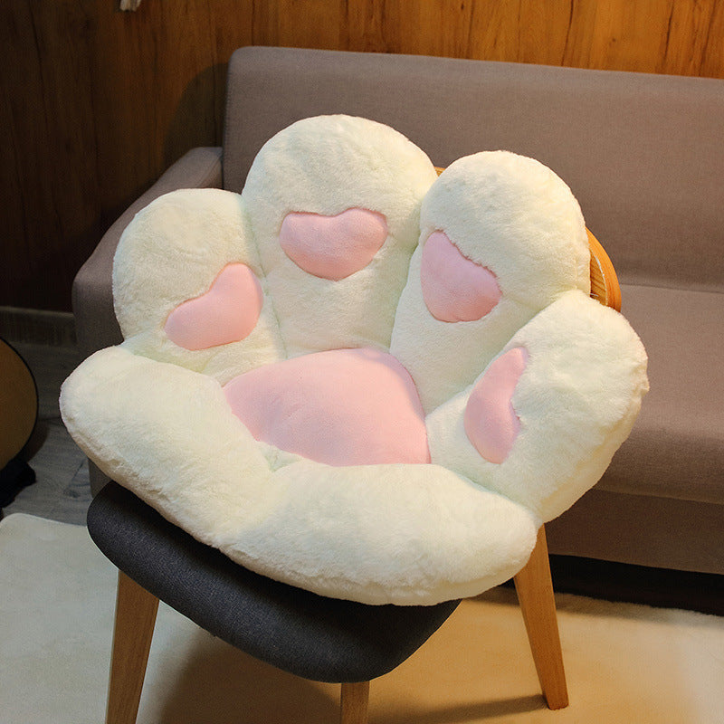 Adorable Cat Paw Back Pillow Plush Cushion – Cozy Sofa Seat Mat for Kids, Living Room, Bedroom & Floor Decor