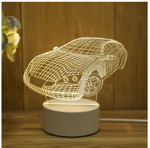 3D Acrylic LED Lamp – Neon Night Light for Bedroom Decor & Gift Ideas