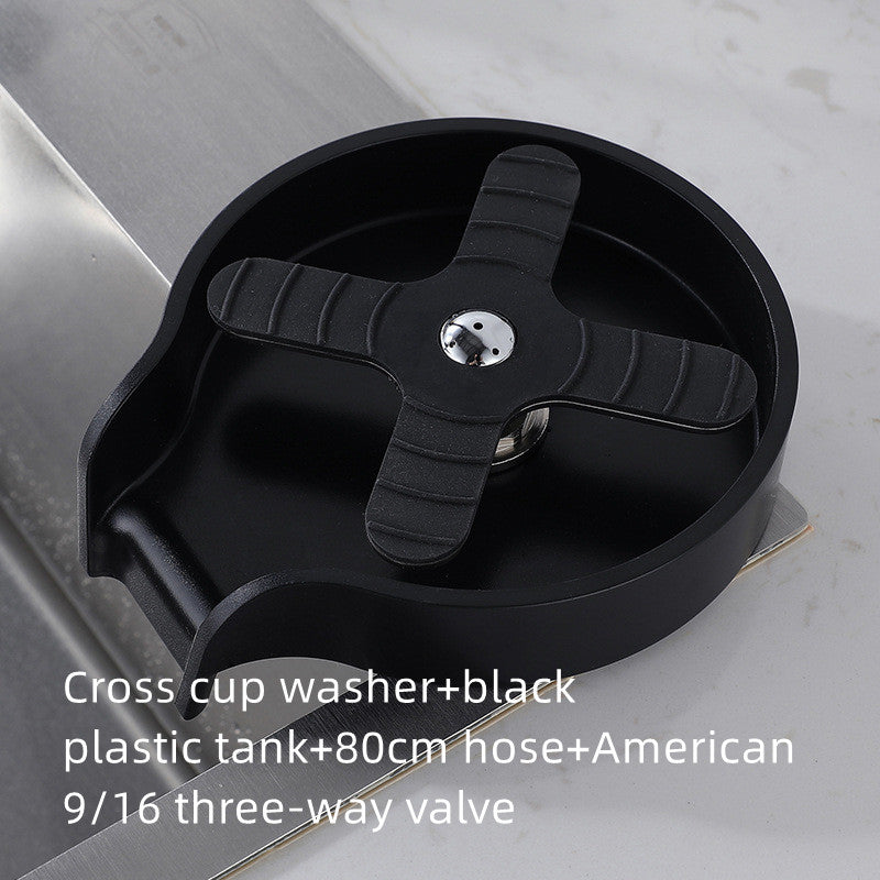 Cup Rinser for Sink Kitchen – Fast Cleaning Glass Washer for Bottles & Cups