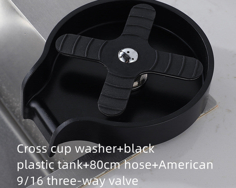 Cup Rinser for Sink Kitchen – Fast Cleaning Glass Washer for Bottles & Cups