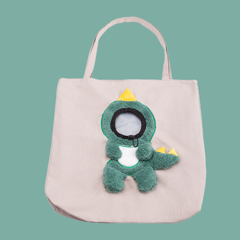 Little Bee Style Pet Travel Carrier Bag – Breathable Soft Portable Handbag for Cats & Small Dogs