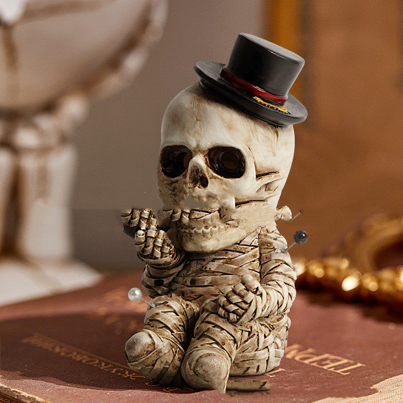 Aromatherapy Skull Decor for Unique Halloween Home Styling