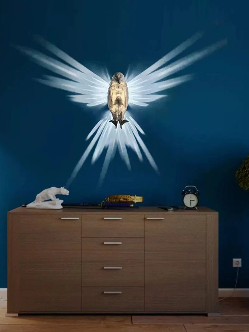 Owl & Eagle Atmosphere Lamp – Perfect for Unique Decor