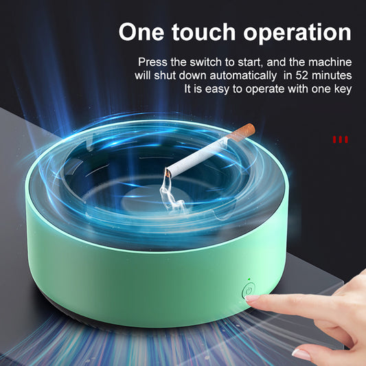 Air Purifier Ashtray – Smoke Remover & Odor Eliminator for Home & Office (Smart Desktop Cleaner)