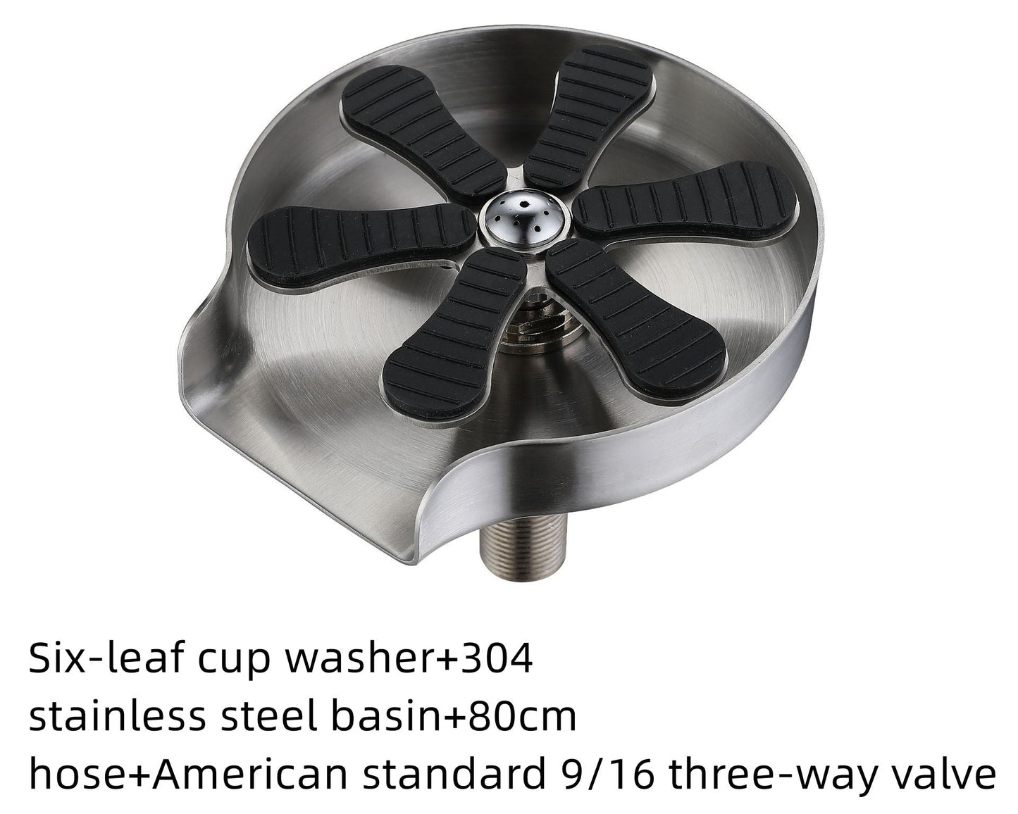 Cup Rinser for Sink Kitchen – Fast Cleaning Glass Washer for Bottles & Cups