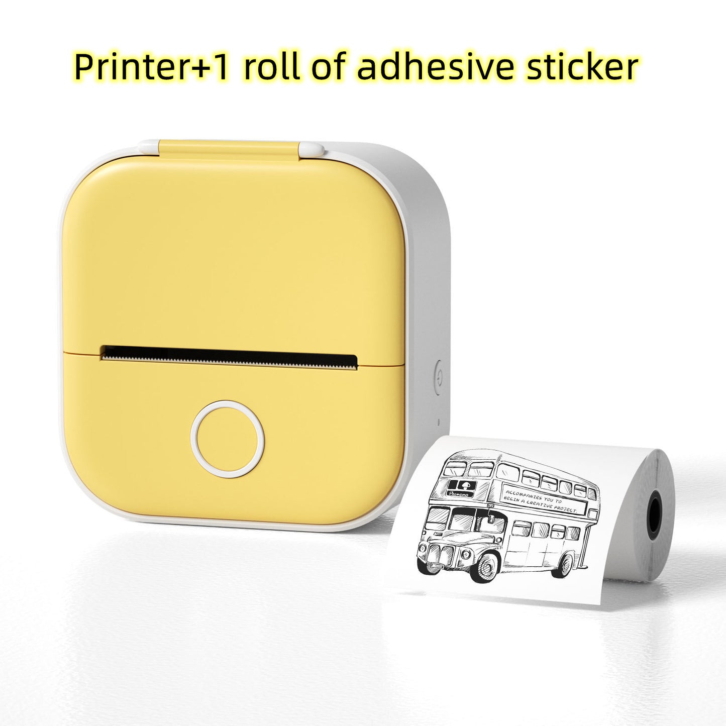 Mini Label & Photo Printer – Easy, Quick, Portable