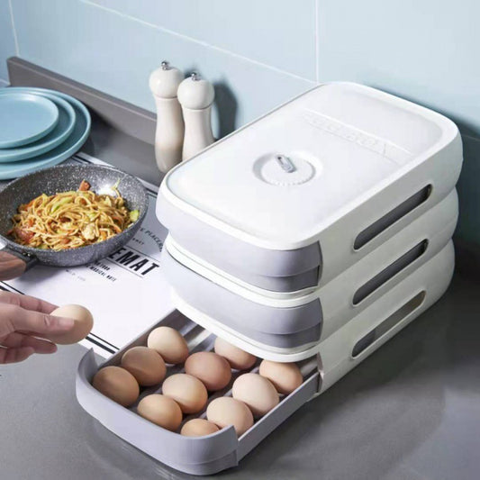 Rolling Drawer Storage Boxes – Stackable Organizer for Home & Office
