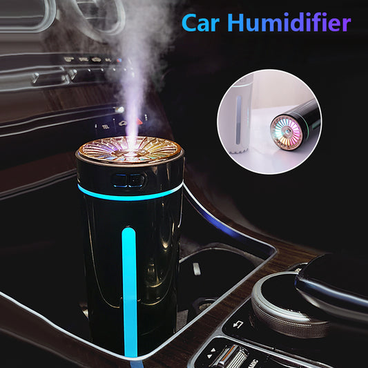 Wireless Cool Mist Humidifier – Mini USB Air Diffuser Purifier for Car, Home & Office Use
