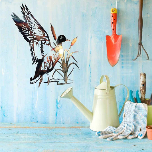 Metal Mallard Wall Art – Rustic Beauty for Your Home