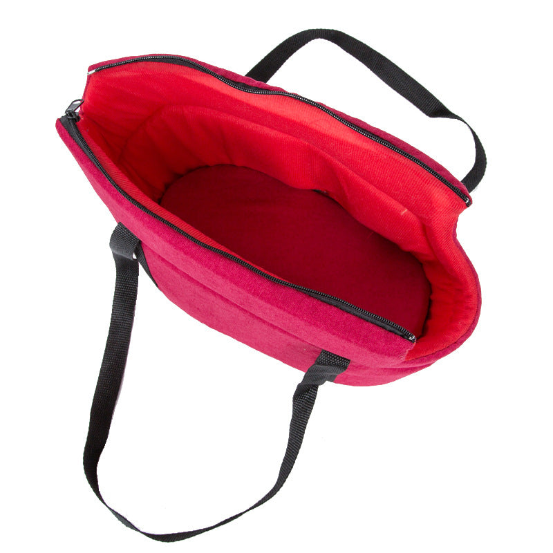 Lightweight Mesh Dog Carrier Bag – Portable Foldable Pet Travel Bag for Small Dogs Outdoor Adventures