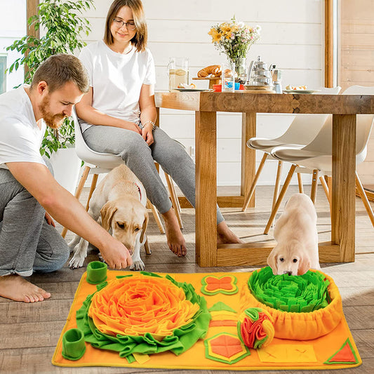 Pet Snuffle Mat Feeding Puzzle – Anti-Boredom Toy for Dogs & Cats