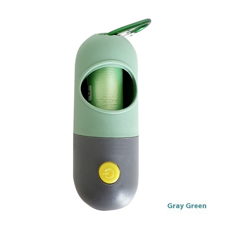 Dog Walking Accessory – LED Poop Bag Dispenser for Safe Night Walk